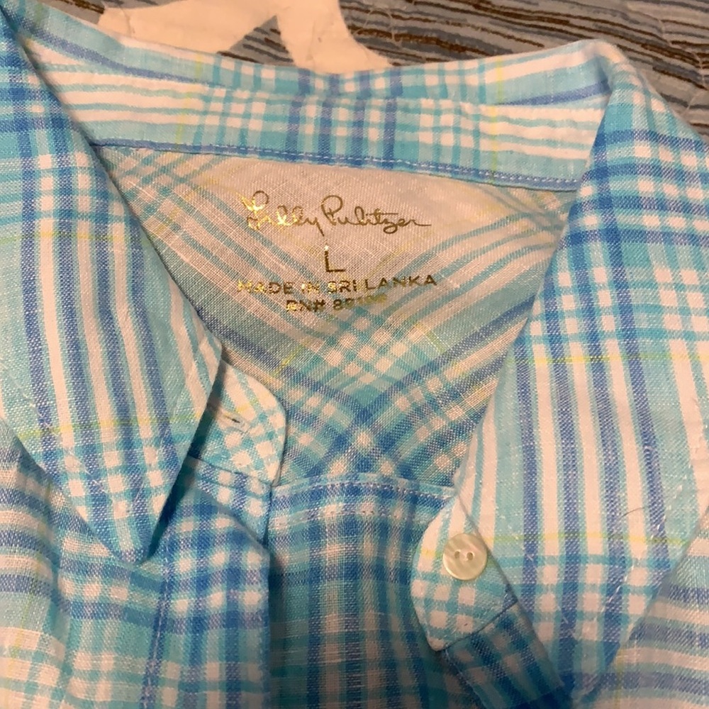 Lilly Pulitzer Linen Shirt - Picture 2 of 3